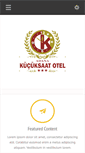 Mobile Screenshot of kucuksaatotel.com.tr